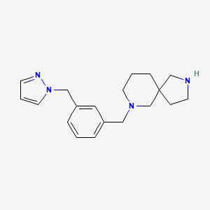 7-[3-(1H-pyrazol-1-ylmethyl)benzyl]-2,7-diazaspiro[4.5]decane dihydrochloride