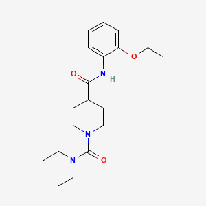 N~4~-(2-ethoxyphenyl)-N~1~,N~1~-diethyl-1,4-piperidinedicarboxamide