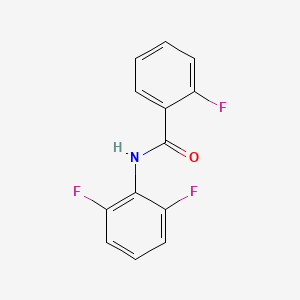 molecular formula C13H8F3NO B5326531 N-(2,6-difluorophenyl)-2-fluorobenzamide 