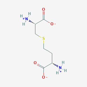 molecular formula C7H14N2O4S B532657 (S)-S-(2-氨基-2-羧乙基)-D-高半胱氨酸 CAS No. 30651-43-5