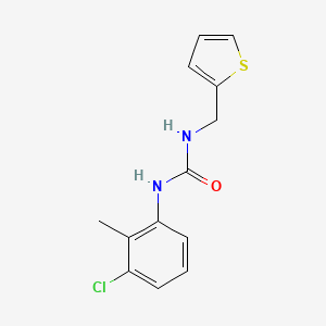 N-(3-chloro-2-methylphenyl)-N'-(2-thienylmethyl)urea