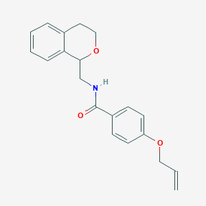 4-(allyloxy)-N-(3,4-dihydro-1H-isochromen-1-ylmethyl)benzamide