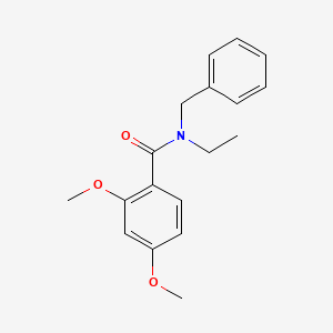 molecular formula C18H21NO3 B5326763 N-benzyl-N-ethyl-2,4-dimethoxybenzamide 