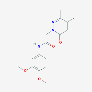 N-(3,4-dimethoxyphenyl)-2-(3,4-dimethyl-6-oxo-1(6H)-pyridazinyl)acetamide