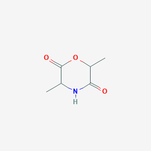 molecular formula C6H9NO3 B053268 3,6-Dimethylmorpholine-2,5-dione CAS No. 118363-62-5