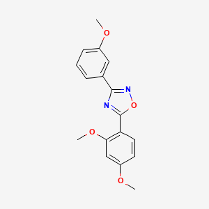 5-(2,4-dimethoxyphenyl)-3-(3-methoxyphenyl)-1,2,4-oxadiazole