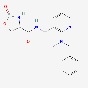 N-({2-[benzyl(methyl)amino]pyridin-3-yl}methyl)-2-oxo-1,3-oxazolidine-4-carboxamide