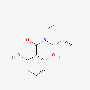 molecular formula C13H17NO3 B5326892 N-allyl-2,6-dihydroxy-N-propylbenzamide 