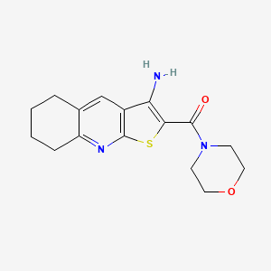 2-(4-morpholinylcarbonyl)-5,6,7,8-tetrahydrothieno[2,3-b]quinolin-3-amine