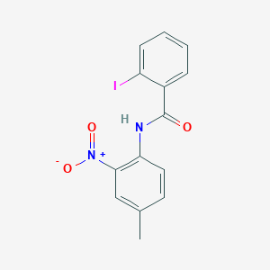 molecular formula C14H11IN2O3 B5326932 2-iodo-N-(4-methyl-2-nitrophenyl)benzamide 