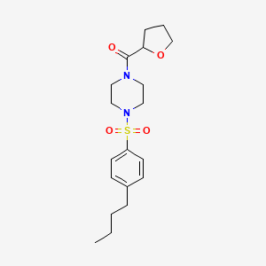 1-[(4-butylphenyl)sulfonyl]-4-(tetrahydro-2-furanylcarbonyl)piperazine