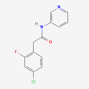 2-(4-chloro-2-fluorophenyl)-N-3-pyridinylacetamide