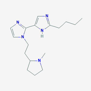 2'-butyl-1-[2-(1-methylpyrrolidin-2-yl)ethyl]-1H,1'H-2,4'-biimidazole