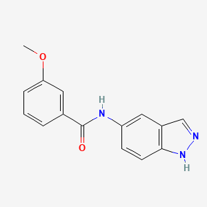 N-1H-indazol-5-yl-3-methoxybenzamide