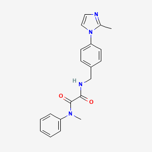 N-methyl-N'-[4-(2-methyl-1H-imidazol-1-yl)benzyl]-N-phenylethanediamide