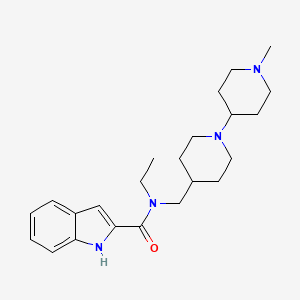 N-ethyl-N-[(1'-methyl-1,4'-bipiperidin-4-yl)methyl]-1H-indole-2-carboxamide