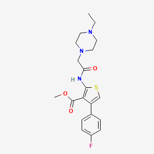 methyl 2-{[(4-ethyl-1-piperazinyl)acetyl]amino}-4-(4-fluorophenyl)-3-thiophenecarboxylate