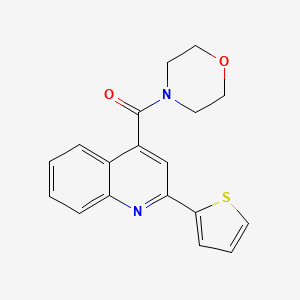 4-(4-morpholinylcarbonyl)-2-(2-thienyl)quinoline