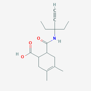 6-{[(1,1-diethyl-2-propyn-1-yl)amino]carbonyl}-3,4-dimethyl-3-cyclohexene-1-carboxylic acid