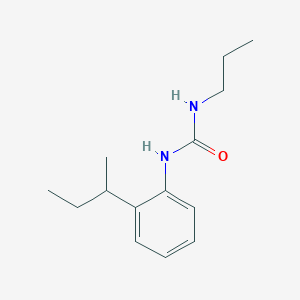 molecular formula C14H22N2O B5327466 N-(2-sec-butylphenyl)-N'-propylurea 