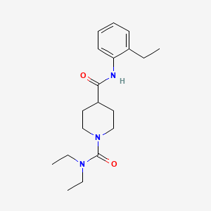 N~1~,N~1~-diethyl-N~4~-(2-ethylphenyl)-1,4-piperidinedicarboxamide