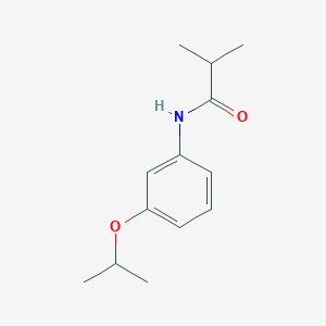 molecular formula C13H19NO2 B5327506 N-(3-isopropoxyphenyl)-2-methylpropanamide 