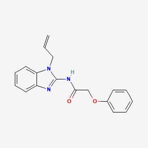 molecular formula C18H17N3O2 B5327529 N-(1-allyl-1H-benzimidazol-2-yl)-2-phenoxyacetamide 