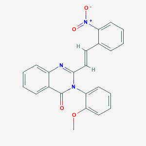 3-(2-methoxyphenyl)-2-[2-(2-nitrophenyl)vinyl]-4(3H)-quinazolinone