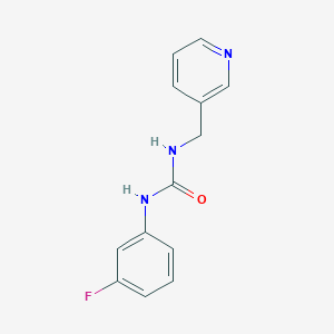 N-(3-fluorophenyl)-N'-(3-pyridinylmethyl)urea