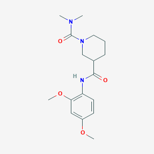 N~3~-(2,4-dimethoxyphenyl)-N~1~,N~1~-dimethyl-1,3-piperidinedicarboxamide