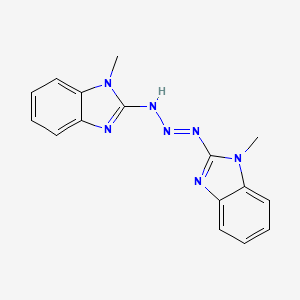 1-methyl-2-[3-(1-methyl-1H-benzimidazol-2-yl)-1-triazen-1-yl]-1H-benzimidazole