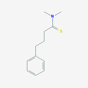 molecular formula C12H17NS B053280 N,N-Dimethyl-4-phenylbutanethioamide CAS No. 121611-14-1