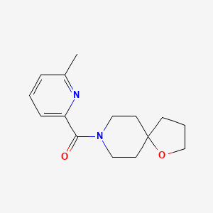 molecular formula C15H20N2O2 B5328016 8-[(6-methyl-2-pyridinyl)carbonyl]-1-oxa-8-azaspiro[4.5]decane 