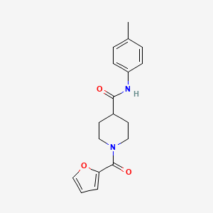 1-(2-furoyl)-N-(4-methylphenyl)piperidine-4-carboxamide