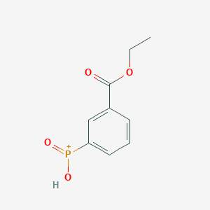 molecular formula C9H10O4P+ B5328087 [3-(ethoxycarbonyl)phenyl]phosphinic acid 