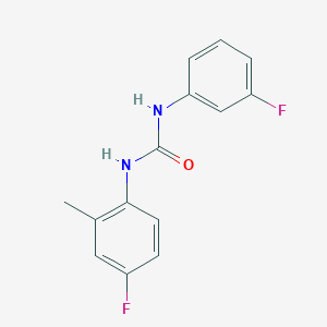 N-(4-fluoro-2-methylphenyl)-N'-(3-fluorophenyl)urea