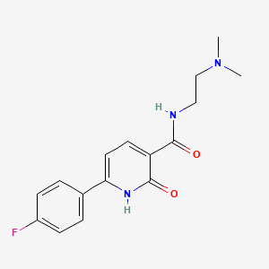 N-[2-(dimethylamino)ethyl]-6-(4-fluorophenyl)-2-hydroxynicotinamide