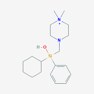 molecular formula C19H33N2OSi+ B053282 Silahexocyclium CAS No. 124393-85-7