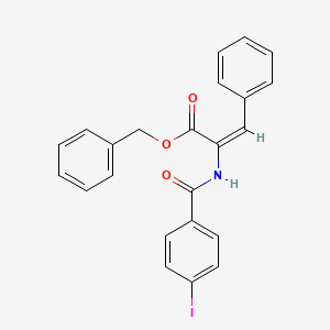 molecular formula C23H18INO3 B5328206 benzyl 2-[(4-iodobenzoyl)amino]-3-phenylacrylate 