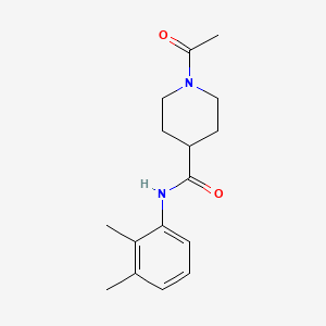 1-acetyl-N-(2,3-dimethylphenyl)-4-piperidinecarboxamide