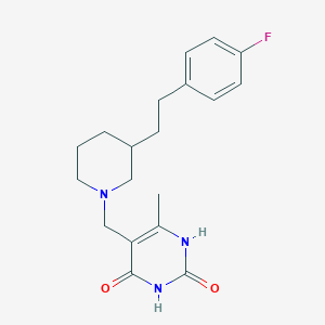 5-({3-[2-(4-fluorophenyl)ethyl]-1-piperidinyl}methyl)-6-methyl-2,4(1H,3H)-pyrimidinedione