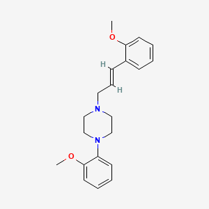 1-(2-methoxyphenyl)-4-[3-(2-methoxyphenyl)-2-propen-1-yl]piperazine