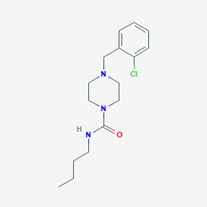 N-butyl-4-(2-chlorobenzyl)-1-piperazinecarboxamide