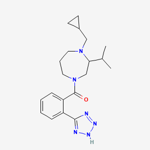 1-(cyclopropylmethyl)-2-isopropyl-4-[2-(1H-tetrazol-5-yl)benzoyl]-1,4-diazepane