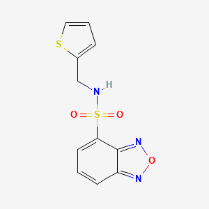 N-(2-thienylmethyl)-2,1,3-benzoxadiazole-4-sulfonamide