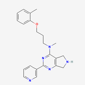 N-methyl-N-[3-(2-methylphenoxy)propyl]-2-(3-pyridinyl)-6,7-dihydro-5H-pyrrolo[3,4-d]pyrimidin-4-amine