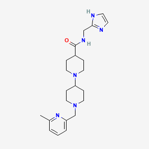 N-(1H-imidazol-2-ylmethyl)-1'-[(6-methylpyridin-2-yl)methyl]-1,4'-bipiperidine-4-carboxamide