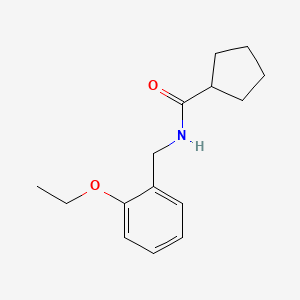 molecular formula C15H21NO2 B5328595 N-(2-ethoxybenzyl)cyclopentanecarboxamide 