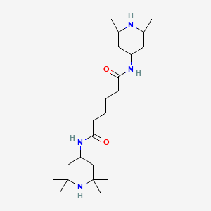 molecular formula C24H46N4O2 B5328609 N,N'-bis(2,2,6,6-tetramethyl-4-piperidinyl)hexanediamide 