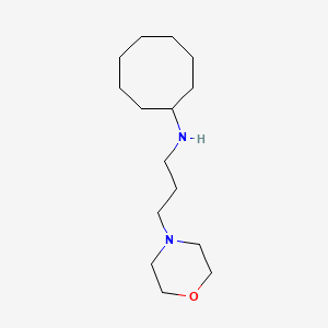 molecular formula C15H30N2O B5328615 N-[3-(4-morpholinyl)propyl]cyclooctanamine CAS No. 416865-31-1